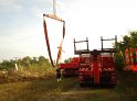 LKW faehrt in den Rhein Langel Hitdorf Faehre P316